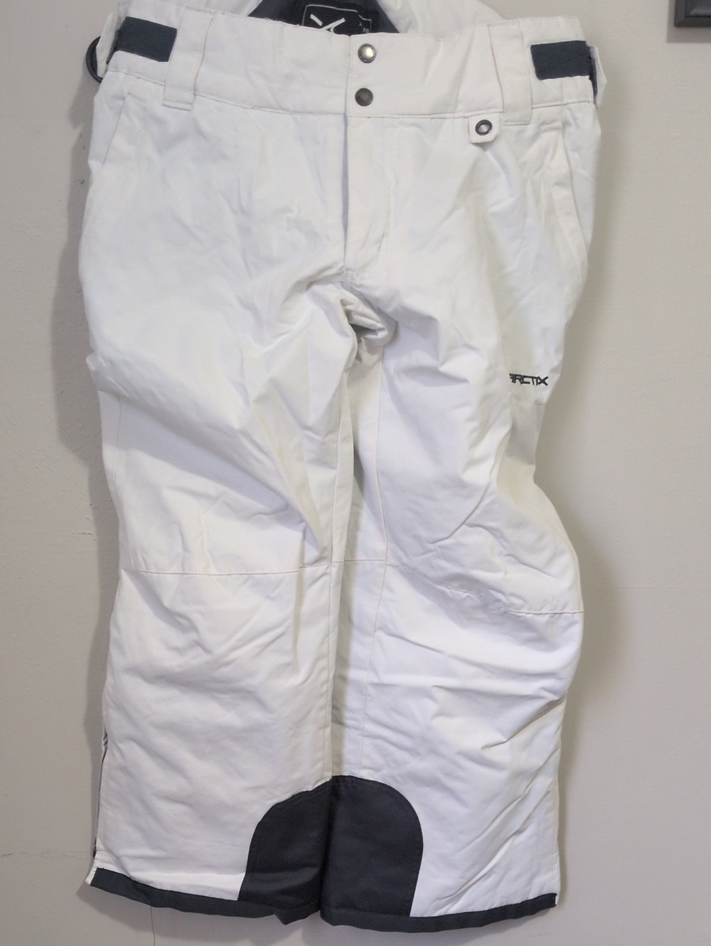 Arctix White Men's Snow Pants with Black Accents